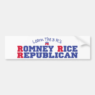 Romney risrepublikan 2012 bildekal