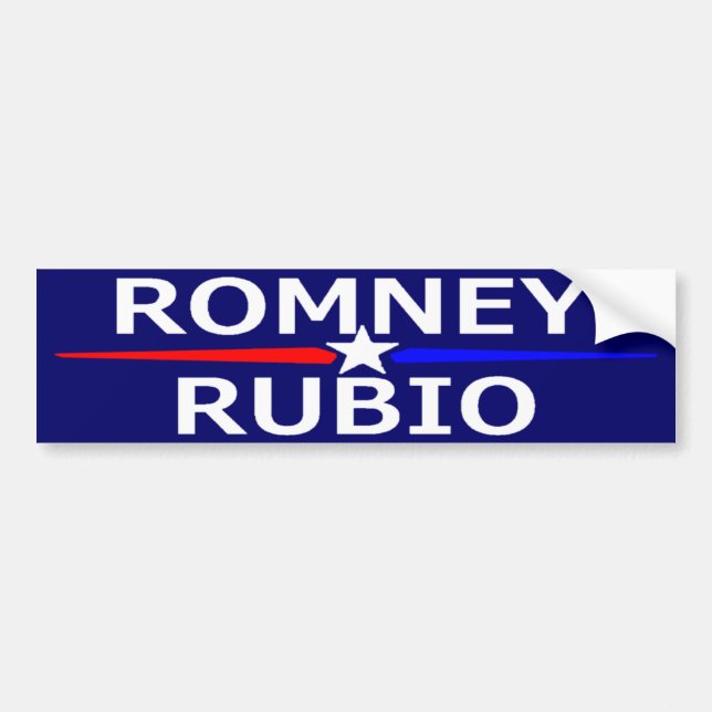 ROMNEY RUBIO Klistermärke (Framsidan)