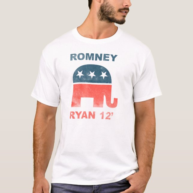 Romney Ryan 12 T-shirt (Framsida)