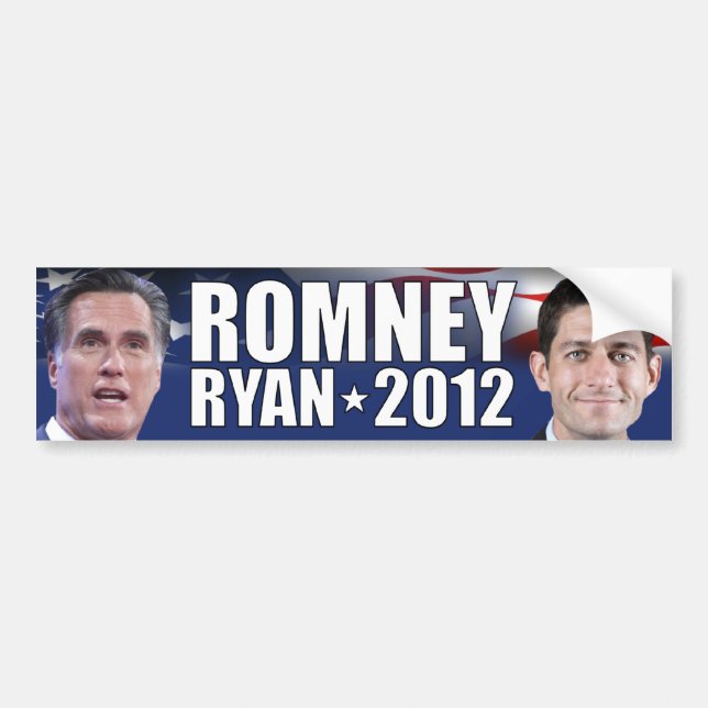 Romney - Ryan - 2012 Bildekal (Framsidan)