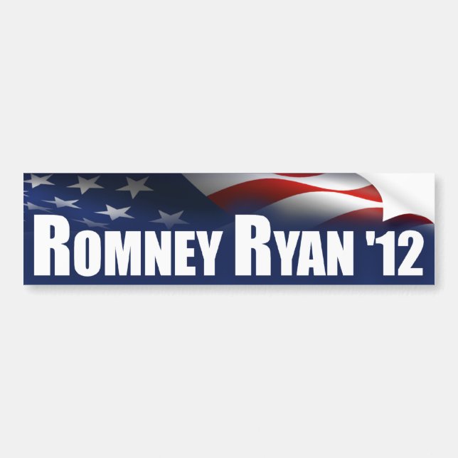 Romney - Ryan - 2012 Bildekal (Framsidan)