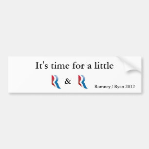 Romney Ryan 2012 Bildekal