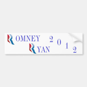 Romney Ryan 2012 Bildekal