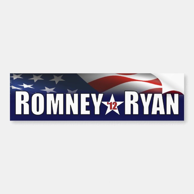 Romney - Ryan - 2012 Bildekal (Framsidan)