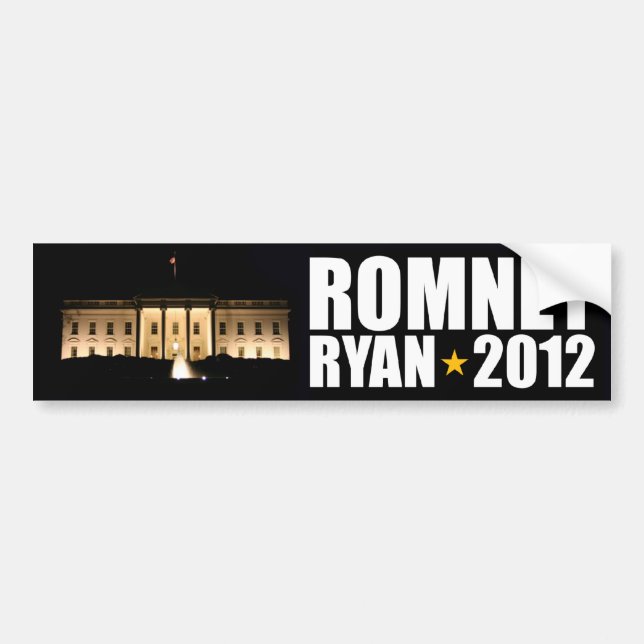 Romney - Ryan - 2012 Bildekal (Framsidan)