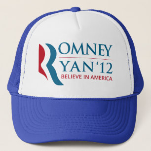 Romney/Ryan 2012 för US-president och VP Keps
