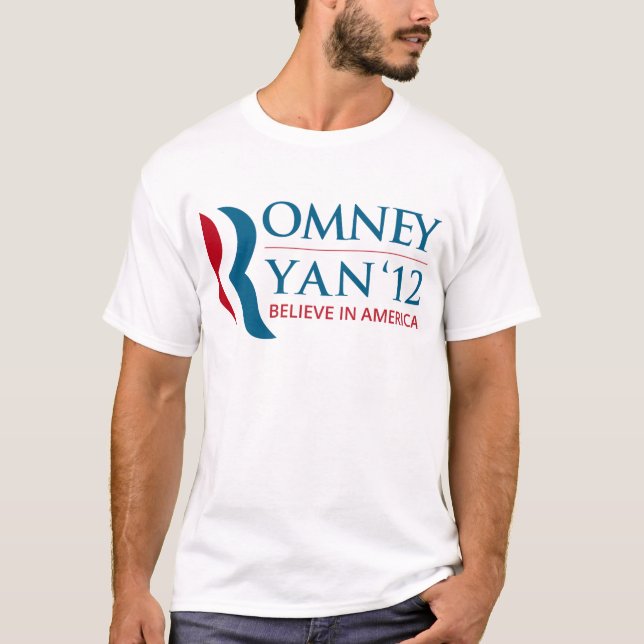 Romney/Ryan 2012 för USA:s president och VP Tröja (Framsida)