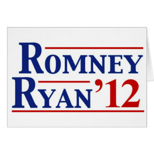 Romney Ryan 2012 Hälsningskort