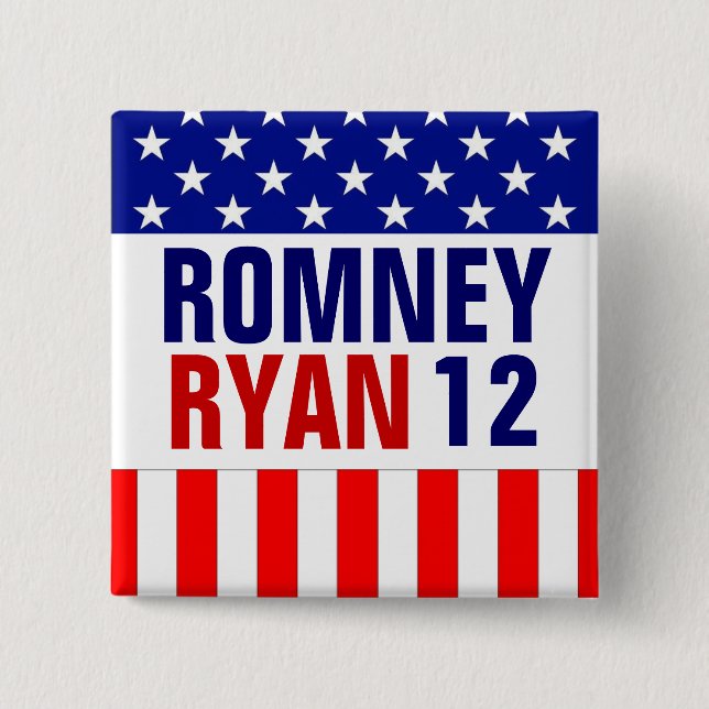 Romney Ryan 2012 Knapp (Framsida)