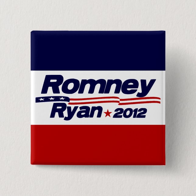 Romney Ryan 2012 Knapp (Framsida)