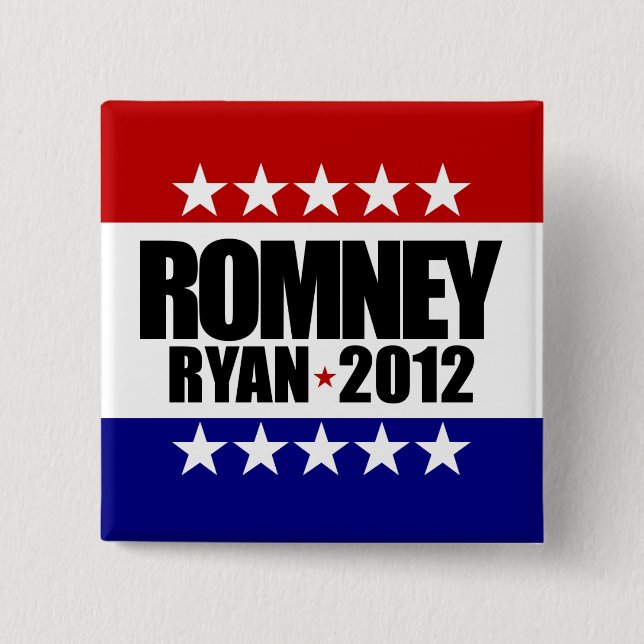 Romney Ryan 2012 Knapp (Framsida)