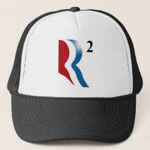 Romney & Ryan 2012 - "kvadrerade R ", Truckerkeps