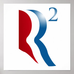 ROMNEY RYAN 2012 - KVADRERAT R POSTER