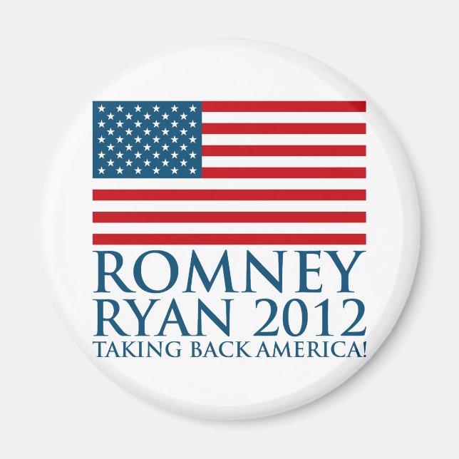Romney Ryan 2012 Magnet (Framsidan)
