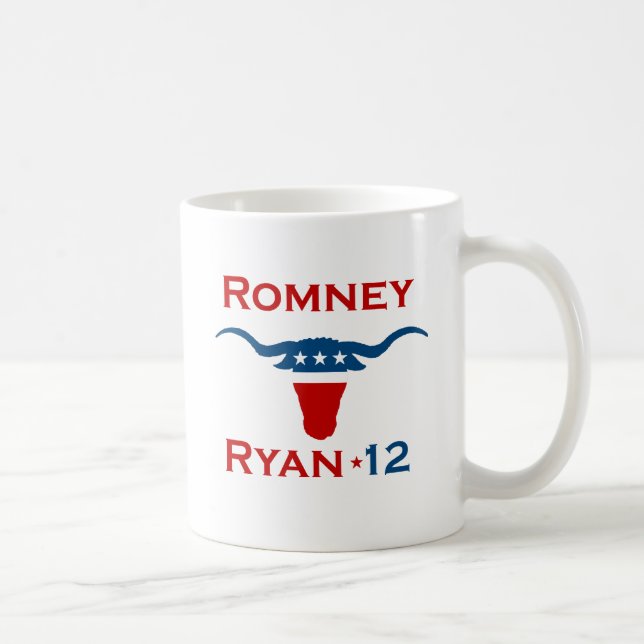 ROMNEY RYAN 2012 STEER.png Kaffemugg (Höger)