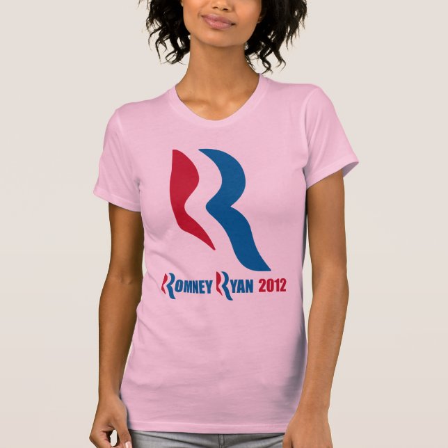 Romney Ryan 2012 T Shirt (Framsida)