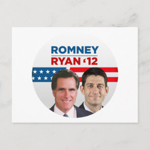 Romney Ryan 2012 Vykort