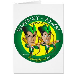 Romney Ryan 2 Archers Hälsningskort