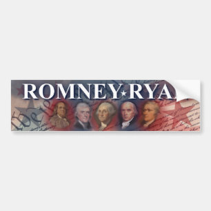 Romney - Ryan - anfäder Bildekal