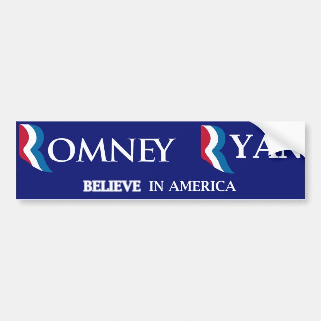 Romney Ryan bildekal (Framsidan)