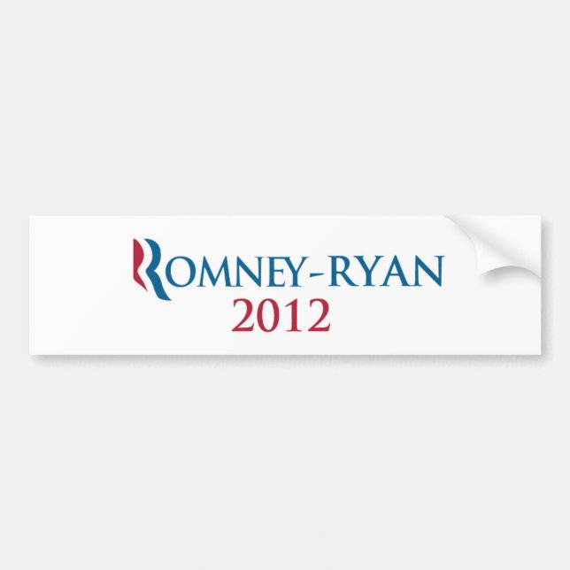 Romney/Ryan bildekal 2012 (Framsidan)