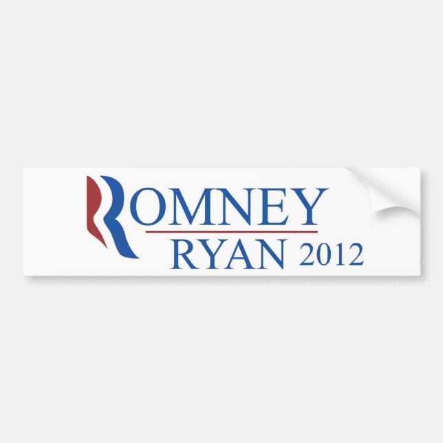 Romney Ryan bildekal 2012 (Framsidan)