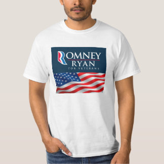 Romney Ryan för veteranT-tröja T-shirt