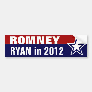 Romney Ryan i 2012 Bildekal