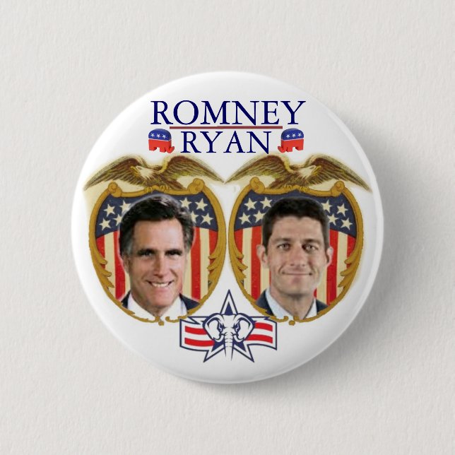 Romney Ryan Jugate Knapp (Framsida)