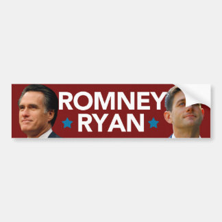 Romney Ryan porträttbildekal Bildekal