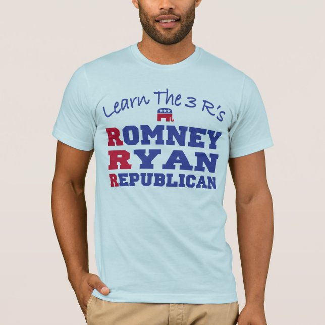 Romney Ryan republikan 2012 Tee (Framsida)