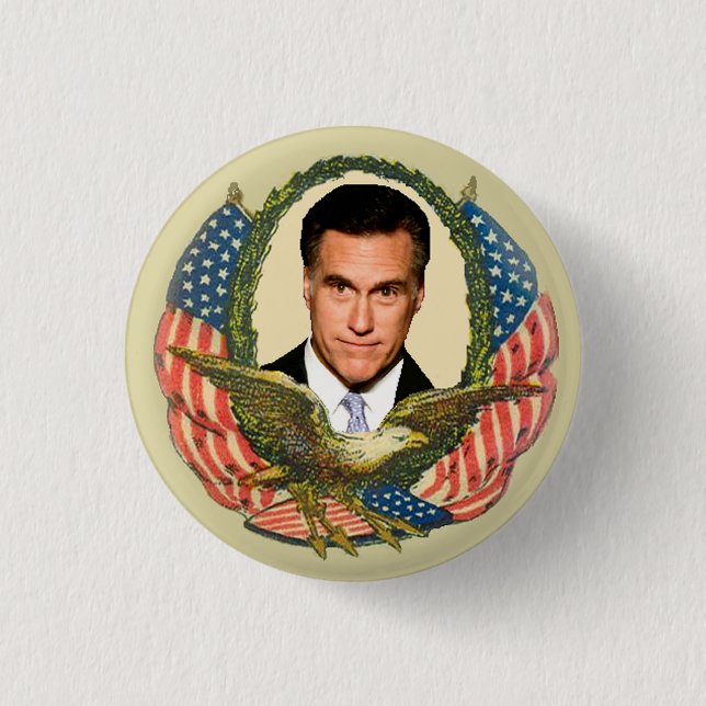 Romney Ryan Retro Knapp (Framsida)