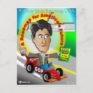 Romney Ryan Roadmap Vykort