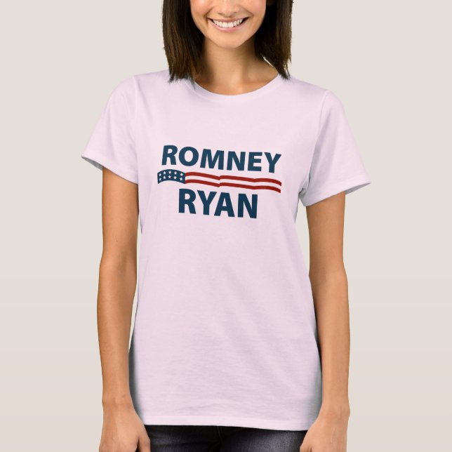 Romney-Ryan stars och stripes T-shirt (Framsida)