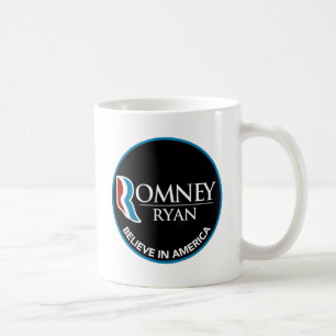 Romney Ryan tror i Amerika rundasvart Kaffemugg