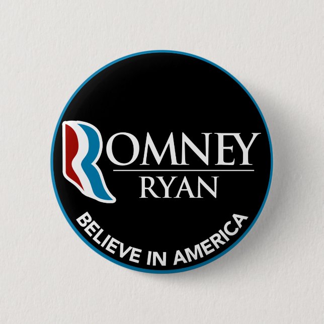 Romney Ryan tror i Amerika rundasvart Knapp (Framsida)