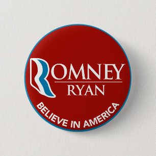 Romney Ryan tror i den röda Amerika rundan Knapp