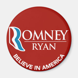 Romney Ryan tror i den röda Amerika rundan Magnet