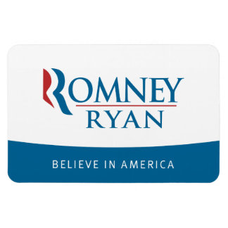 Romney Ryan tror på Amerika Flexi Magnet