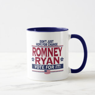 Romney Ryan verkligt hopp 2012 Mugg