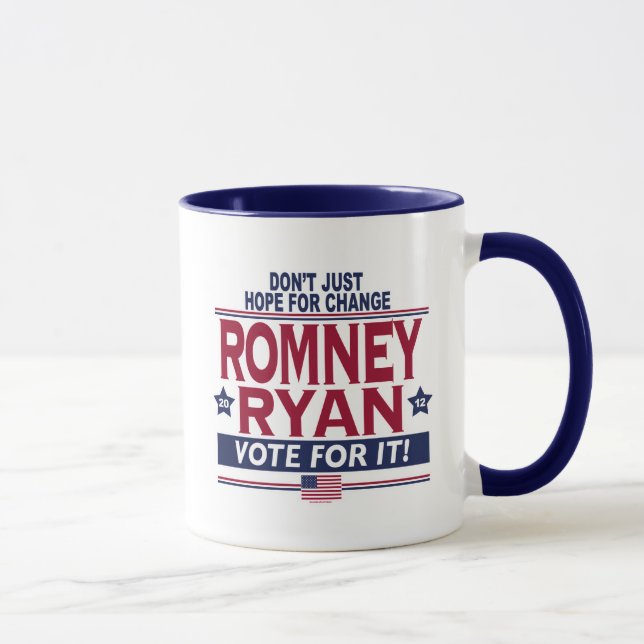 Romney Ryan verkligt hopp 2012 Mugg (Höger)