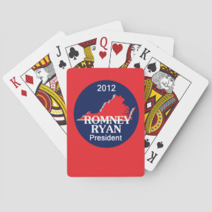 Romney Ryan VIRGINIA Casinokort