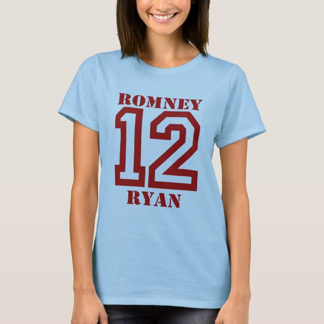 ROMNEY RYAN VP BLOCK.png T Shirt (Framsida)