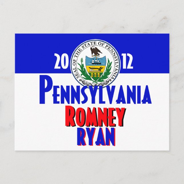 Romney Ryan Vykort (Framsida)