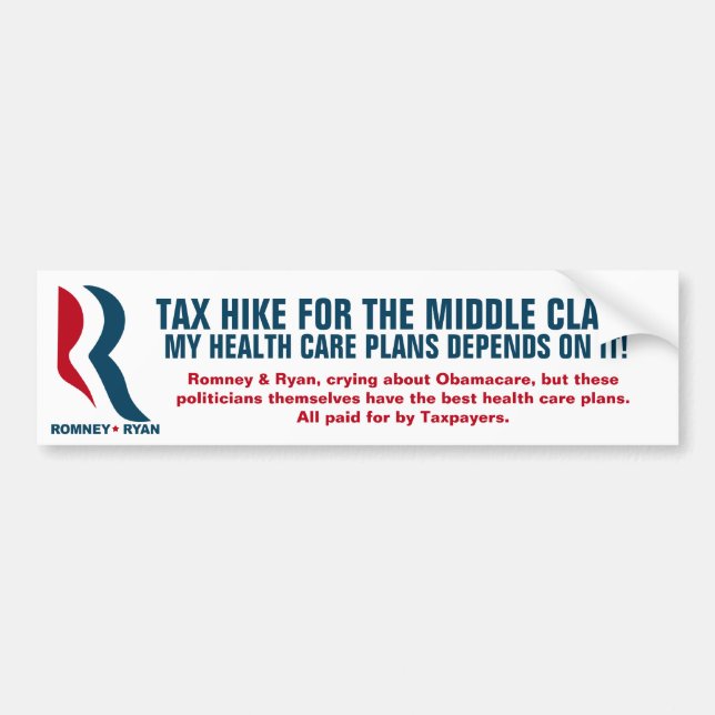 Romney - taxa det medelklass- bildekal (Framsidan)