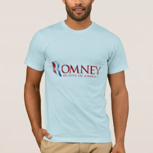 Romney - tro i Amerika (röd) .png Tee