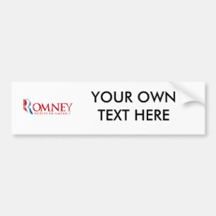 Romney - tro i (röda) Amerika, Bildekal