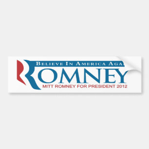 Romney: Tro igen Bildekal