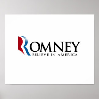 Romney - Tro på Amerika Poster