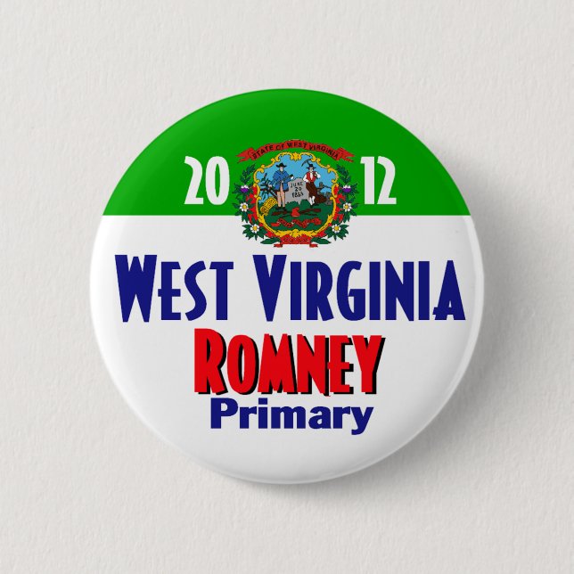 Romney WEST VIRGINIA knäppas Knapp (Framsida)